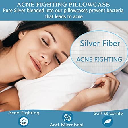 Using the Mela clean silver pillowcase could clear your skin and minimise acne - and it's on sale 