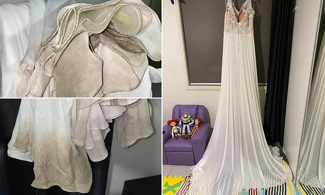 The home cleaning hack that actually works to remove dirt, fake tan and make-up from wedding dresses