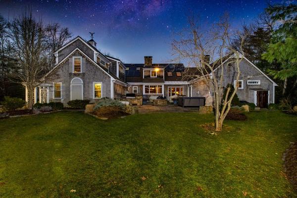 Listed for m, a stunning estate on 3.66 acres overlooking Nantucket Sound 