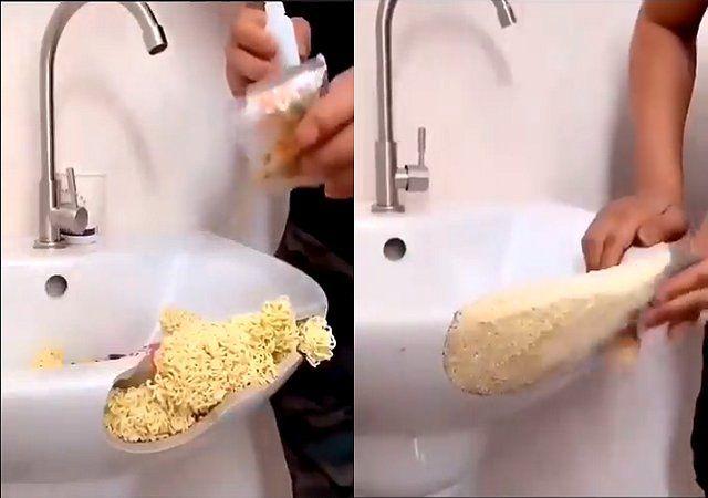 Viral Video Shows How You Can Use 'Maggi' To Fix Your Broken Sink