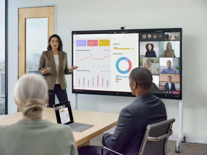 Microsoft’s first AI-powered smart camera launches for the Surface Hub 2 