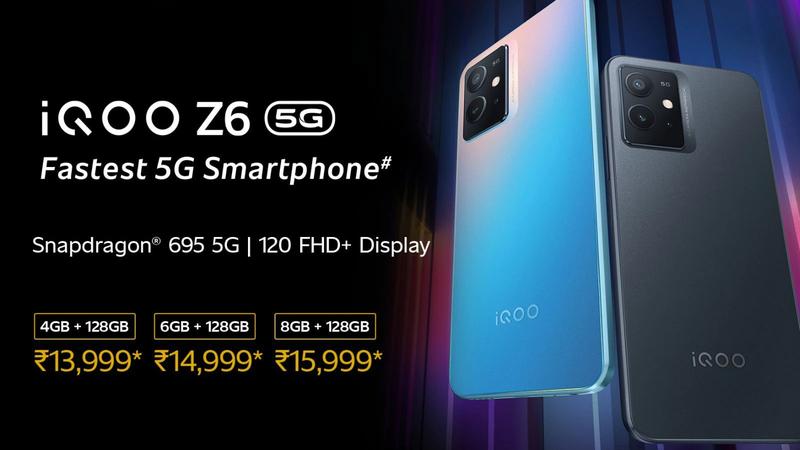 iQoo Z6 5G Price in India Revealed: 50-megapixel Camera, Other Specifications And More