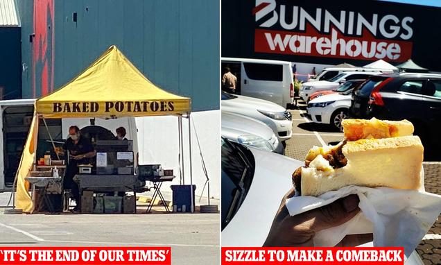 Outrage as Bunnings sells BAKED POTATOES instead of their famous sausage sizzle