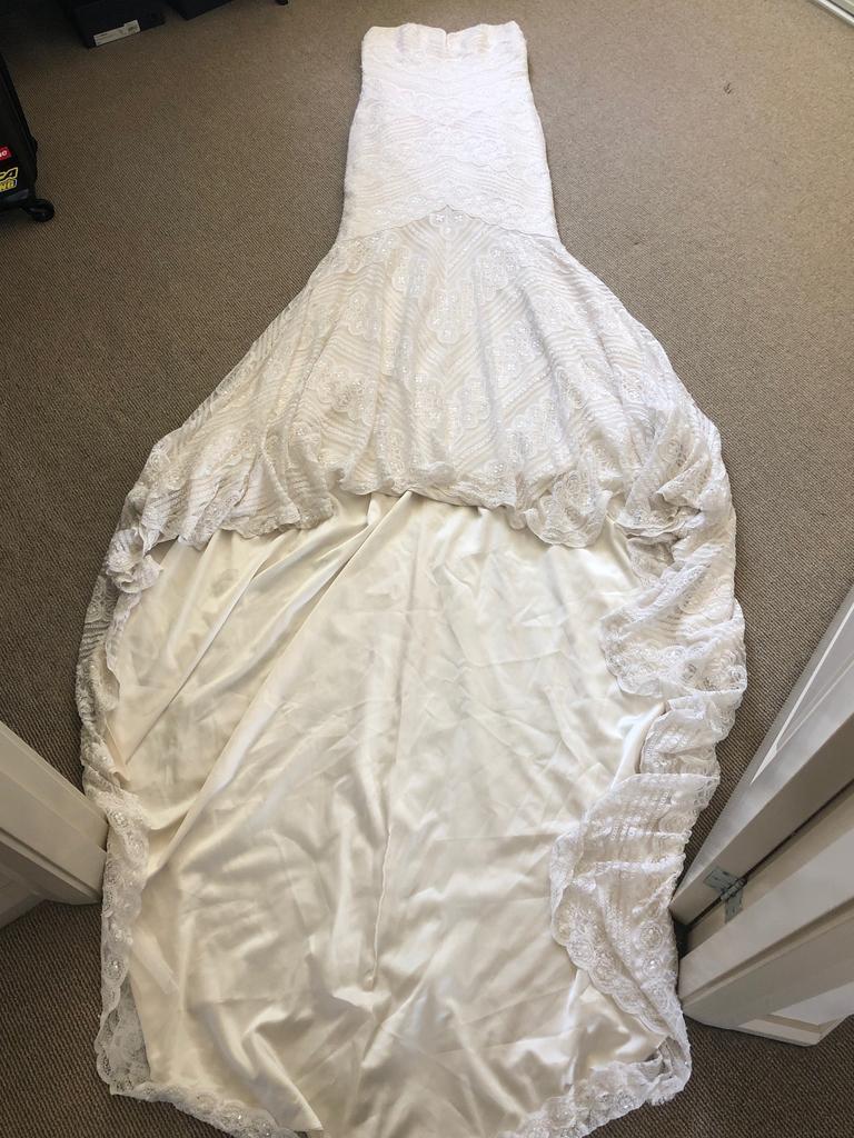 Bride shares incredible hack to clean dress at home for just  