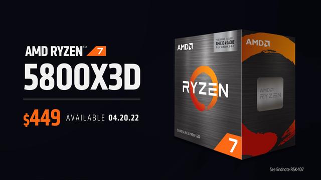 AMD Ryzen 7 5800X3D gaming CPU now available for US9 alongside six new budget Ryzen 4000 and Ryzen 5000 processors 