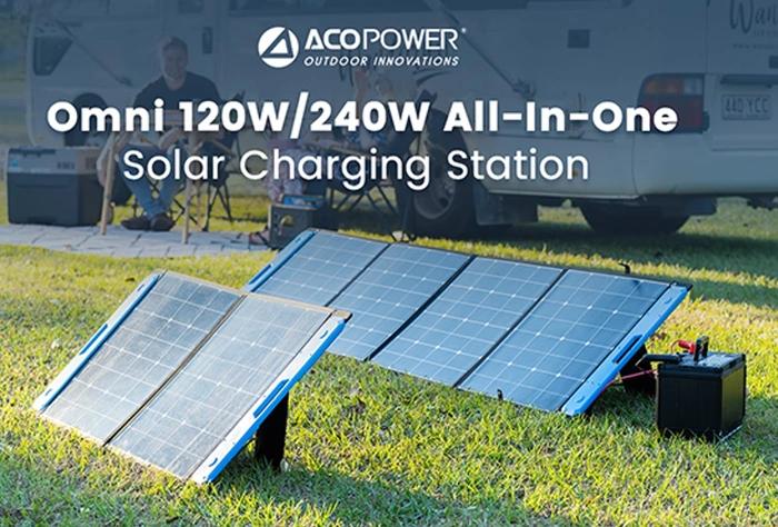 OMNI 120w and 240w solar charging systems hit Kickstarter