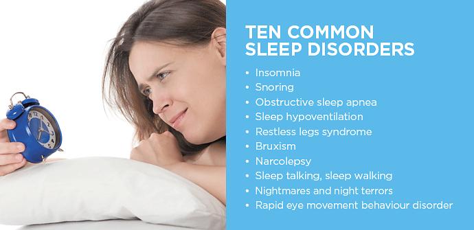 What to know about 5 sleep disorders