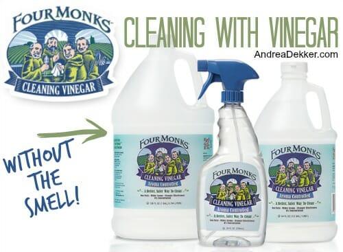 How to clean with vinegar without the smell 