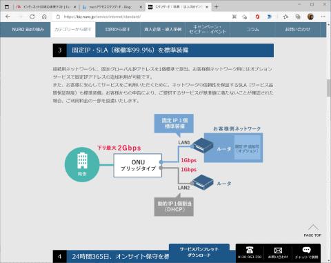 光回線「NUROアクセス」導入で転送量制限を回避 