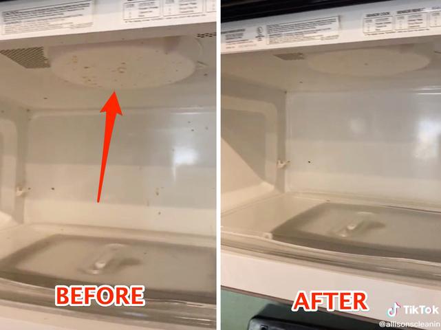 TikToker shares 10-minute microwave cleaning hack 