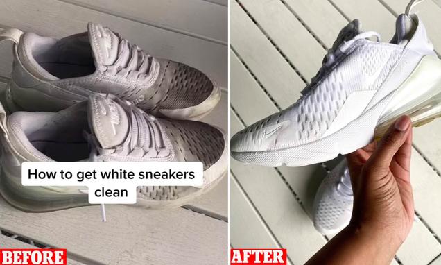 New sneaker-cleaning hack using VERY unlikely Woolworths and Coles buy goes viral