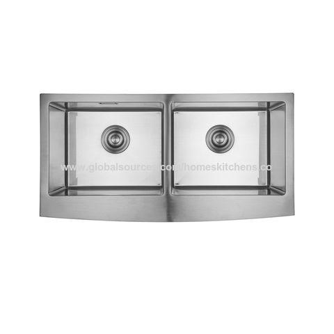 16/18gauge Apron Sink 8845 Stainless Steel Sink Metal Ss 201 304 Portable Basin Farm House, 8845 Stainless Steel Sink single bowl double sink - Buy China 16/18gauge Apron Sink on Globalsources.com