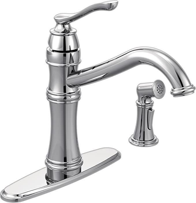 New Belfield™ Faucets from Moen Feature Traditionally Styled Detailing for a Rich, Timeless Aesthetic in the Kitchen 