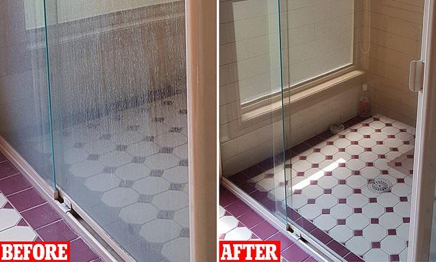 Australian mum reveals how she restored bathroom doors with $29 limescale removal spray no scrubbing