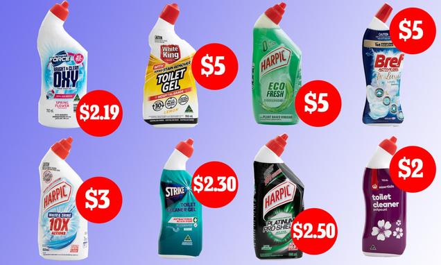 CHOICE reveals the best and worst toilet cleaners with the winner costing just $2.19