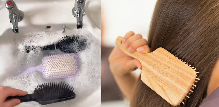 WATCH: Video of woman washing her dirty hairbrushes goes viral