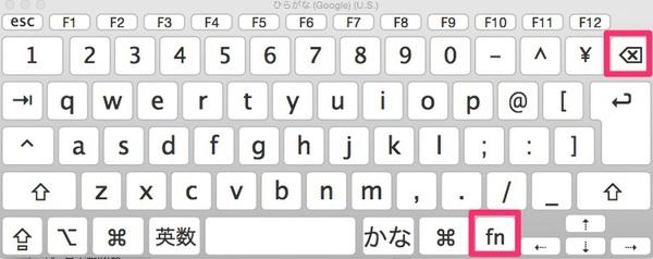 ASCII.jp MacにはWindowsの「delete」相当が無い！ でもこれで解決！ 