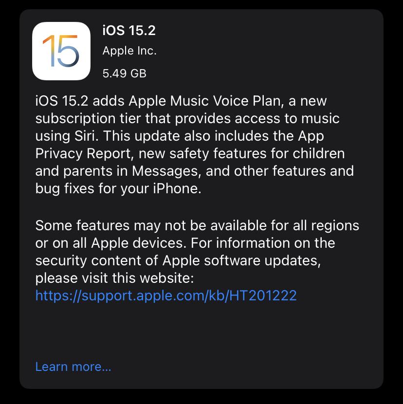 Apple has seeded iOS 15.2 Release Candidate, here’s what’s new 