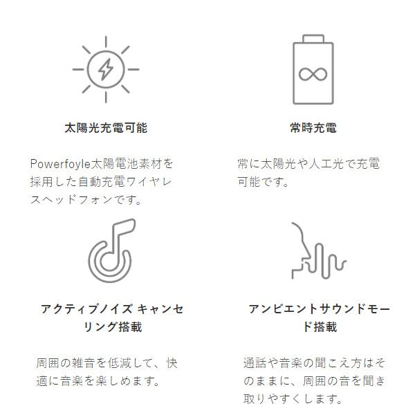 アスキーストア's セレクション 80時間以上の再生が可能⁉ 自動充電ワイヤレスヘッドホンに新色追加！ 