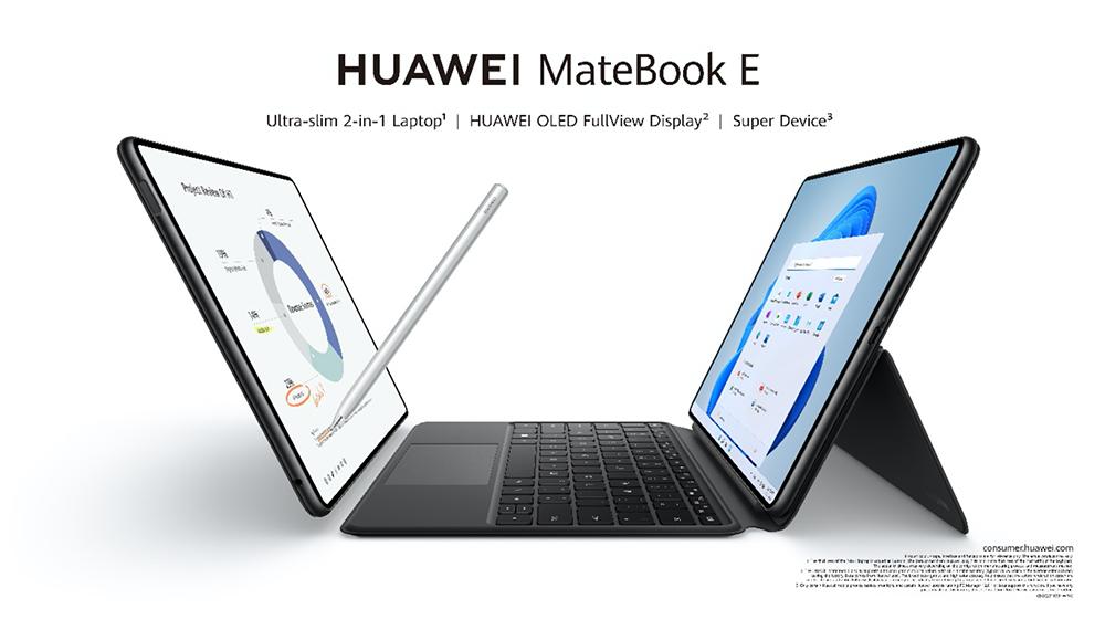 What makes Huawei MateBook E one of the best 3-screens-in-1 laptops