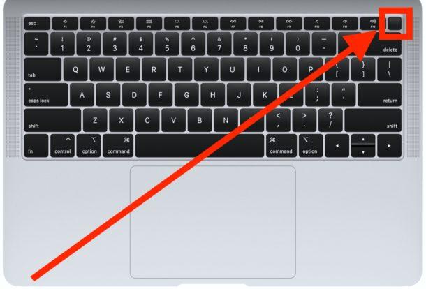 How to restart a Macbook Pro