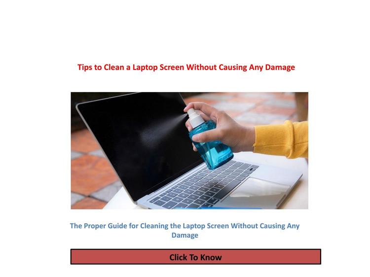 screenrant.com How To Clean A Laptop Screen Without Causing Damage