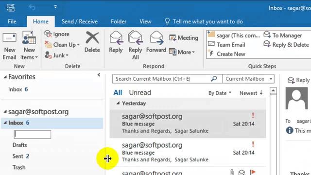 How to Create a New Folder in Microsoft Outlook 