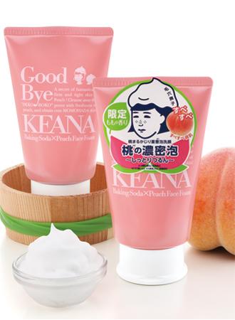 [Peach x baking soda] To smooth and smooth peach skin!From the popular "pore bracket" series, a limited number of "pore bracket peach peach peach peach peach baking soda baking baking foam face"!