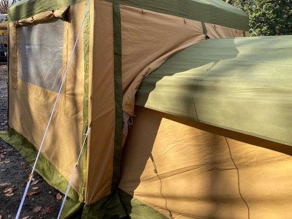  このテント、設営が簡単すぎる！「ペポクイックキャビン」は雰囲気満点で拡張性も抜群 