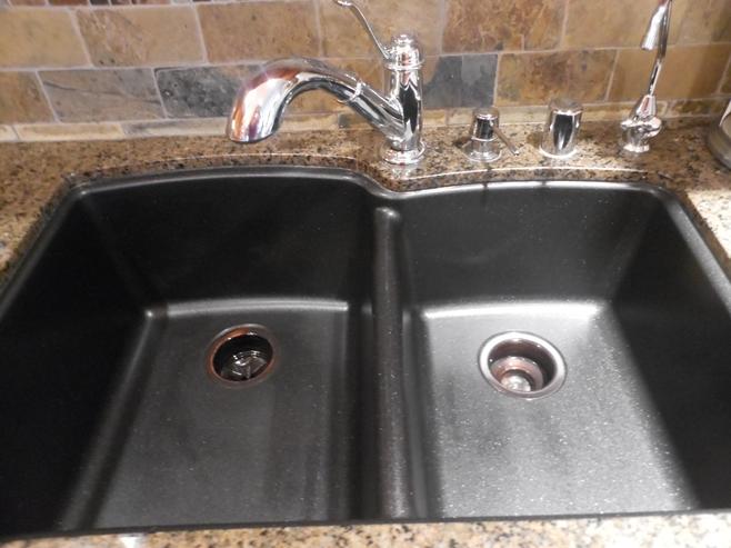 How to remove a stain from a composite sink 