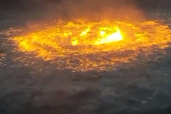 Massive ‘eye of fire’ breaks out from pipeline leak in Gulf of Mexico