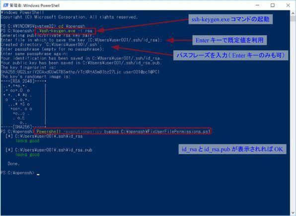 ASCII.jp マイクロソフト版OpenSSHをサーバーとして動作させる