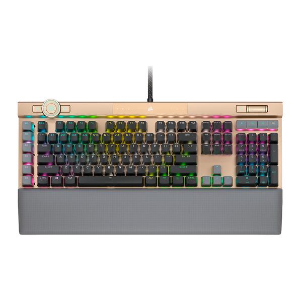 ASCII.jp ゲーミングキーボードの限定ゴールドモデル「CORSAIR K100 RGB OPX GOLD」を発売 