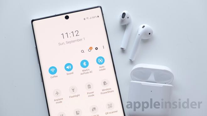 How to connect AirPods to the Galaxy Note 10+