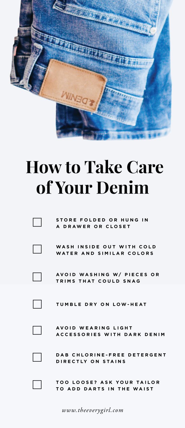 How to Wash Your Jeans