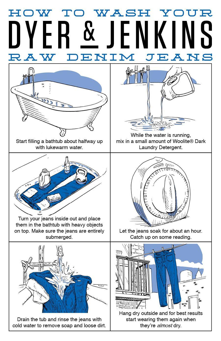 How to Wash Your Jeans 