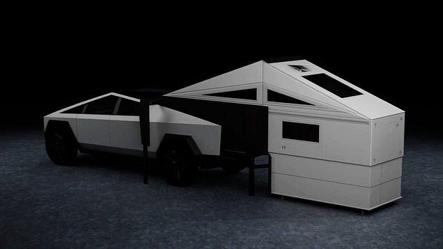 The ,500 attachment called Form that turns a Tesla Cybertruck into a micro-home 