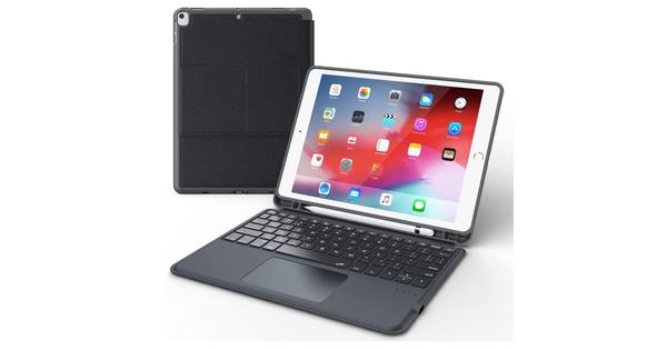 iClever、タッチパッドを搭載したBluetoothキーボード一体型iPadケース