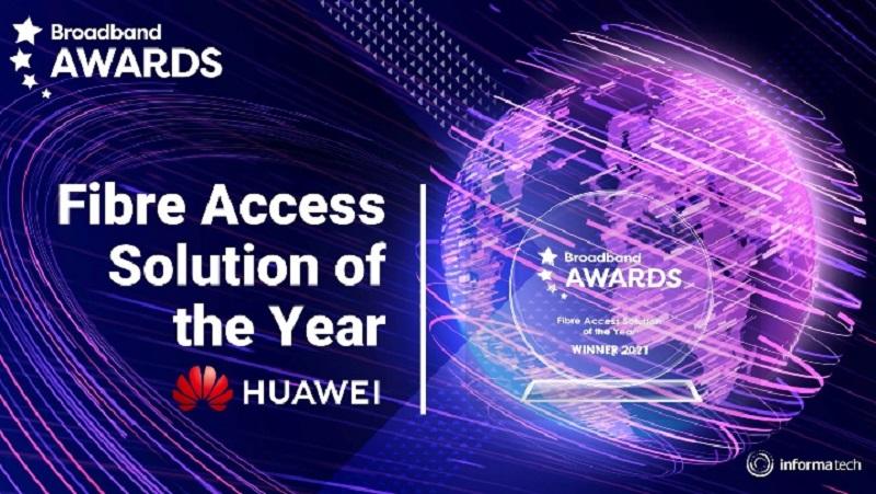 Huawei's SingleFAN Pro Solution Awarded Fibre Access Solution of the Year at Broadband World Forum 2021