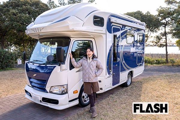 田中美奈子、キャンピングカー生活は楽しすぎ！北へ！南へ！非常時だって安心