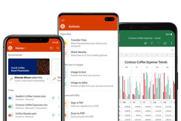 「Microsoft Office」アプリ提供開始、モバイル用Word/Excel/PowerPointが1つに