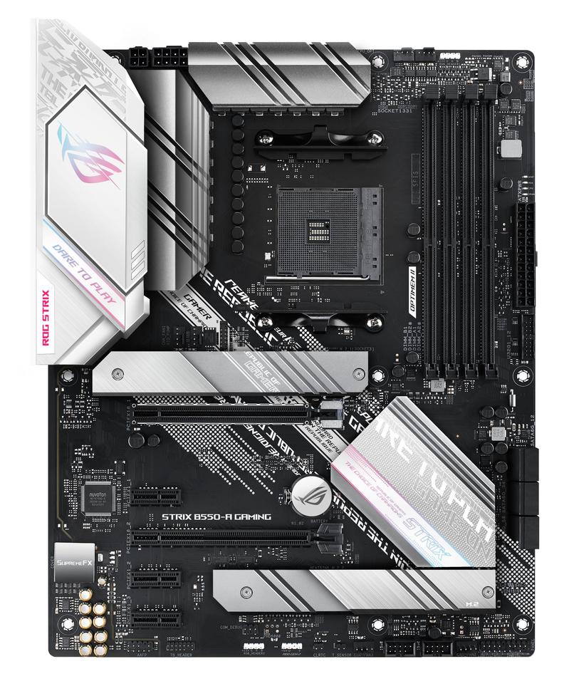ASCII Startup 3rd generation AMD Ryzen Processor announces the "Rog Strix B550-A Gaming" ATX motherboard for gamers with 2.5g LAN compatible with PCIe 4.0