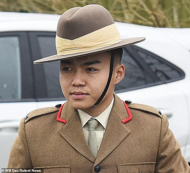 British Army Gurkha, 26, tried to drag cleaner into a cubicle for sex, military court hears
