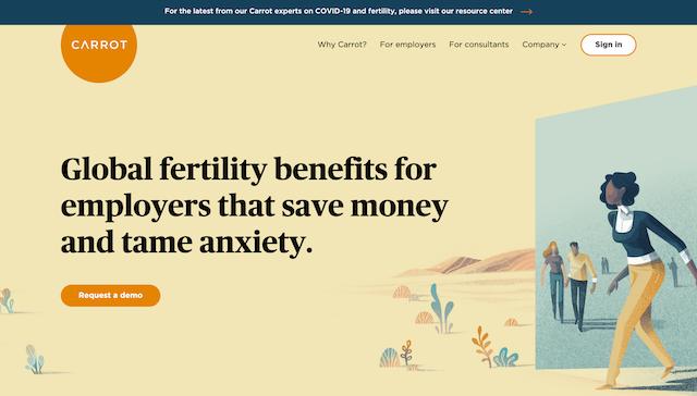 不妊治療を企業の福利厚生として提供するCarrot Fertility、Tiger Globalらから7,500万米ドルを調達