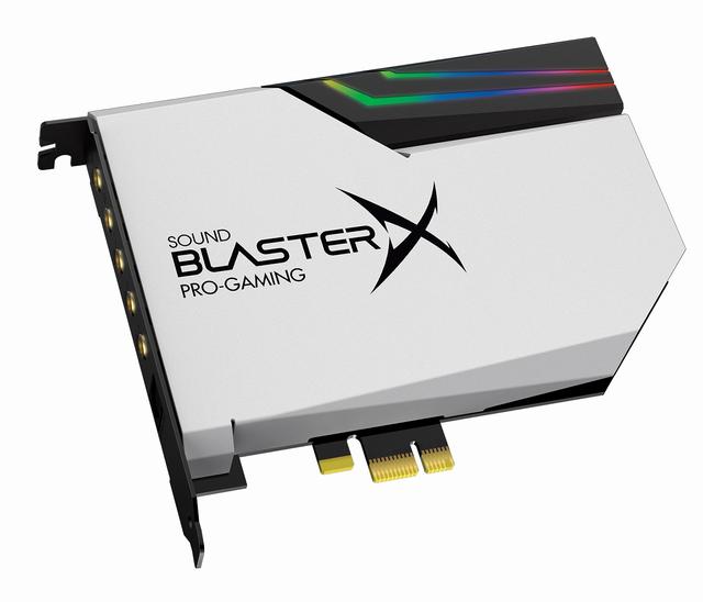 クリエイティブの光るサウンドカード「Sound BlasterX AE-5」がデビュー 