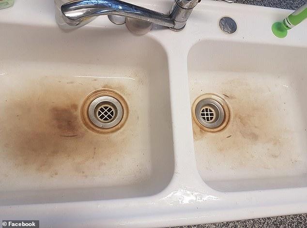 How an $18 rust remover removed stubborn brown stains from mother's filthy sink