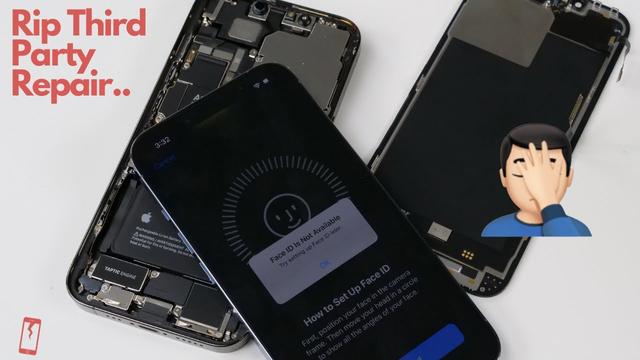 iPhone13のディスプレイを非正規のルートで交換するとFace IDが使用不可に