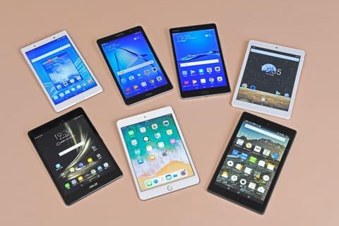 スマホとPCの中間サイズ。8型タブレット7機種を一斉レビュー