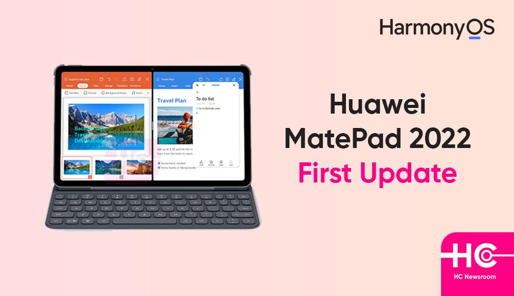 Huawei MatePad 2022 receiving first HarmonyOS software update