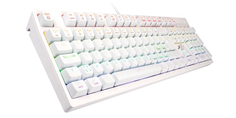 北欧のゲーミングデバイスブランド「Xtrfy（エクストリファイ）」が、白色のゲーミングキーボードを発売